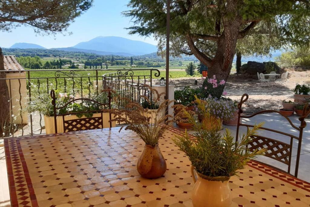 Le Clos Des Pins, Vue Mont Ventoux Roaix Dış mekan fotoğraf